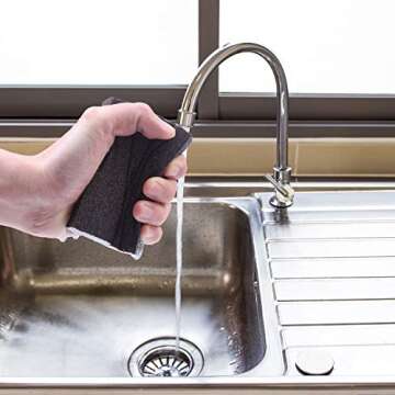 Elcoho 12 Pieces Sanding Sponge Coarse Medium Fine Superfine 4 Different Specifications Assortment Sanding Blocks, Washable and Reusable Sand Sponge Kit