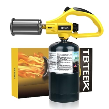 TBTEEK Powerful Propane Torch Head - Adjustable Flame Cooking & BBQ Torch