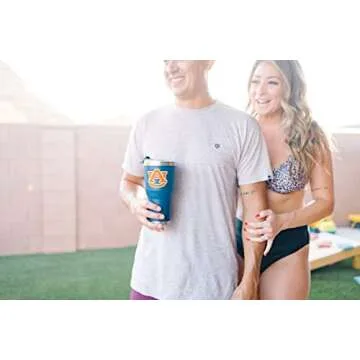 Ohio State Buckeyes Insulated Tumbler with Straw, 30oz