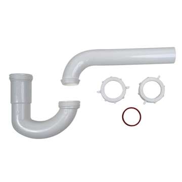 Plumb Pak 200WK P Trap, 1-1/4-Inch by 1-1/4-Inch, White