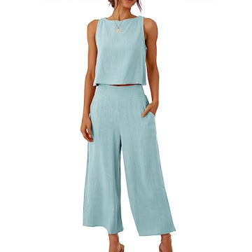 ANRABESS Women's Summer 2 Piece Outfits: Trendy & Comfortable Casual Set