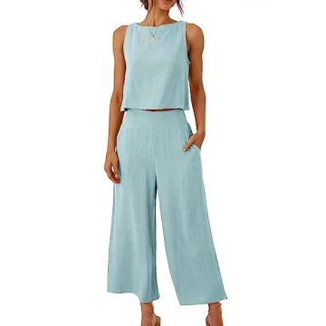 ANRABESS Women's Summer 2 Piece Outfits: Trendy & Comfortable Casual Set