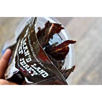 No Man’s Land Mild Beef Jerky High Protein Snack