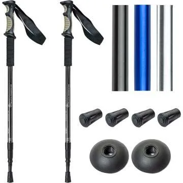 Lightweight Adjustable Anti-Shock Hiking Poles