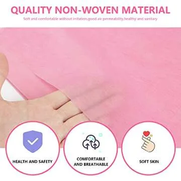 Massage Disposable Sheets,Disposable Sheets Spa Massage Table Breathable Bed Cover Non-Woven Fabric 70" x 31.5"（20 Pcs ）