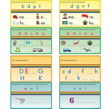 Really Good Stuff Alphabet Arc Task Cards - 20 Task Cards