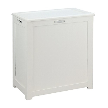 Oceanstar RH5513WHITE Stylish Laundry Hamper for Home Organization