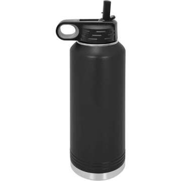 Custom 40oz Double Wall Water Bottle for Basketball