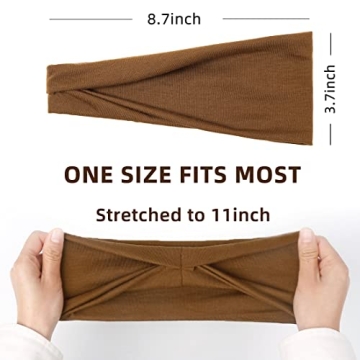 Huachi Soft Stretch Headbands for Women – Versatile & Comfortable