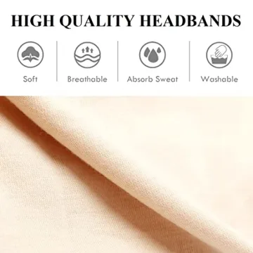 Huachi Soft Stretch Headbands for Women – Versatile & Comfortable
