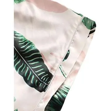 Floerns Stylish Pajama Set for Relaxing Sleep & Lounging