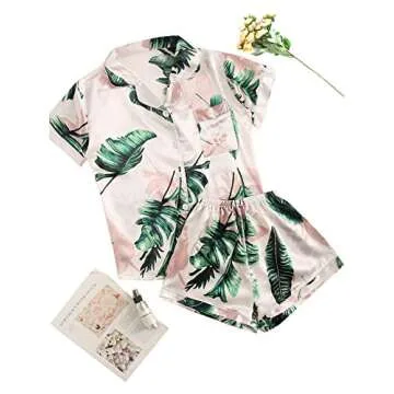 Floerns Stylish Pajama Set for Relaxing Sleep & Lounging
