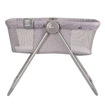Evenflo Loft Portable Bassinet with Bluetooth Speaker