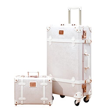 Stylish urecity Vintage Luggage Set - 2 Piece Retro Design
