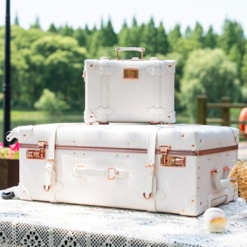 Stylish urecity Vintage Luggage Set - 2 Piece Retro Design
