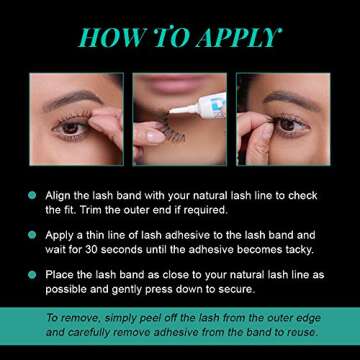 Ardell Natural Multipack False Eyelashes 110 - Black, Lightweight Lashes for Everyday Wear, Comfortable Invisiband Strip Lashes, 2 Pack