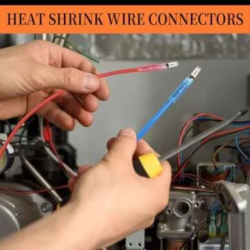 300PCS Heat Shrink Bullet Connectors, Camtek Heat Shrink Female & Male Bullet Butt Connector Insulated Waterproof Marine Crimp Automotive Electrical Bullet Connectors Wire Splice Terminals Kits