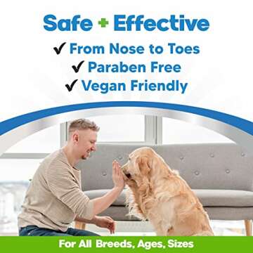 Lick Safe Dog Paw Pad Balm 2 Oz - Dog Nose Balm for Dry Nose - Safe Effective Paw Balm for Dogs to F...