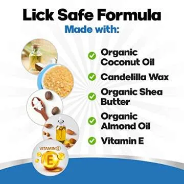 Lick Safe Dog Paw Pad Balm 2 Oz for Dry Cracked Paws - All Breeds