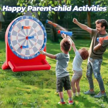 iPlay, iLearn Kids Swimming Pool Toys, Inflatable Floating Dart Board Water Game, Toddler Indoor Outdoor Yard Playset, Cool Summer Family Party Birthday Gift 3 4 5 6 7 8 10 12 Years Old Boys Girl Teen