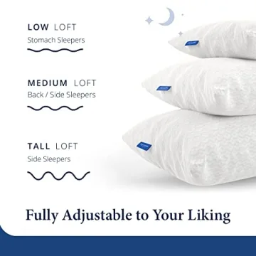 Luxury Adjustable Memory Foam Pillow for All Sleepers