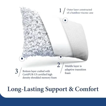 Luxury Adjustable Memory Foam Pillow for All Sleepers