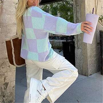 Chic Women’s Oversized Knitted Pullover Sweater for Fall