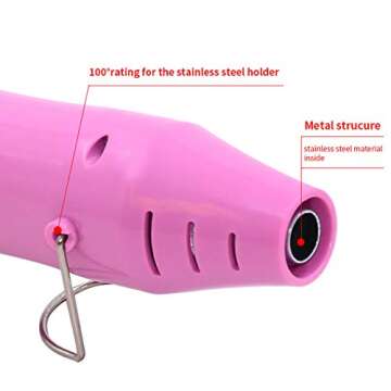 Versatile Mini Heat Gun for Crafts and DIY Projects