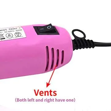 Versatile Mini Heat Gun for Crafts and DIY Projects