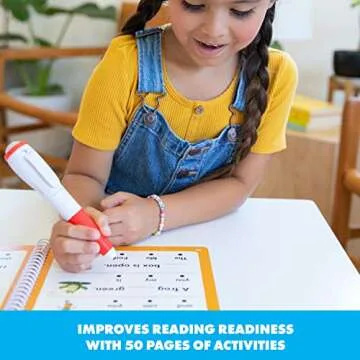 Educational Insights Hot Dots Let's Learn Kindergarten Reading Classroom Bundle4 Pack- Learn to Read Kindergarten Workbook with Interactive Pen, Ages 3+