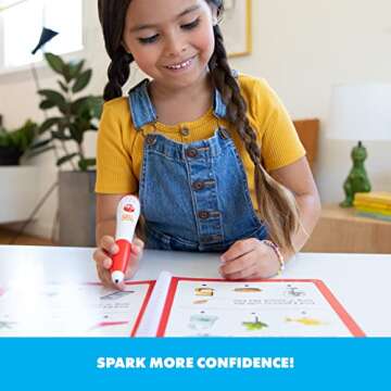 Educational Insights Hot Dots Let's Learn Kindergarten Reading Classroom Bundle4 Pack- Learn to Read Kindergarten Workbook with Interactive Pen, Ages 3+