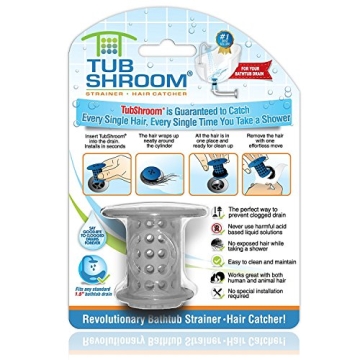 TubShroom Drain Protector for Clog-Free Showers