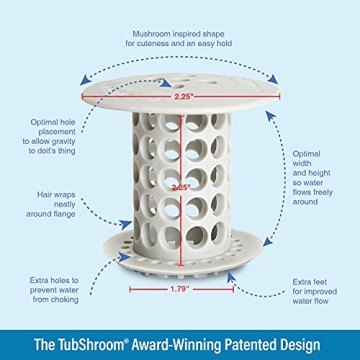 TubShroom Drain Protector for Clog-Free Showers