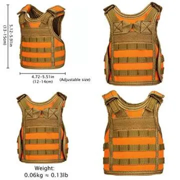 DSMY 3 pcs Bottle Vest Beverage Cooler for Parties