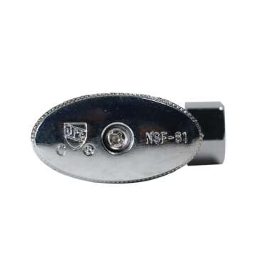 10 Piece XFITTING 1/2" Pex x 3/8" Od Compression 1/2 Turn Angle Stop Valve- Brass With Metal handle