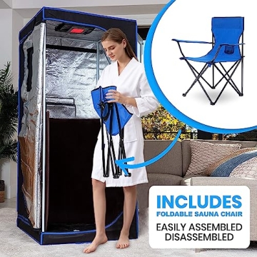 ZONEMEL Portable Infrared Sauna for Home Detox and Relaxation