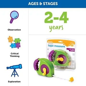 Learning Resources Tape Measure Toy for Kids, Durable & Fun