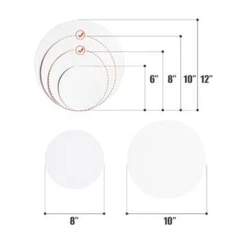 Qiqee 40-Pack Cake Boards - Strong & Versatile Bases