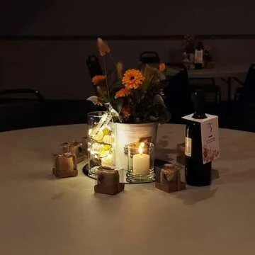 GenSwin Flameless Pillar Candles Flickering with Timer, Battery Operated Real Wax LED Votive 3D Wick Candles 6 Pack White(Battery Include, 2 x 3.2 Inch)