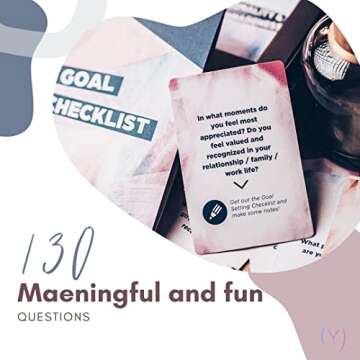 OpenMity Box of Meaningful Conversations – Conversation Starters Game for Couples – Date Night C...