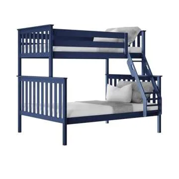 Max & Lily Twin Over Full Bunk Bed for Kids - Easy Assembly