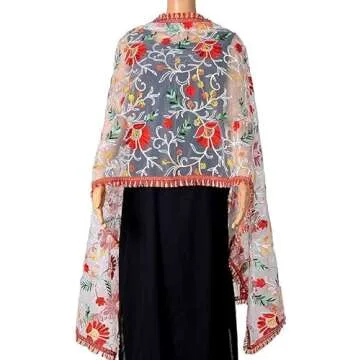 Chandrakala Net Dupatta for Women - Stylish Shawl Scarf