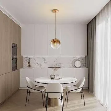 KCO Lighting Modern Gold Glass Pendant Lights for Home