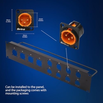 Devinal XLR Pass Through Cable for Seamless Audio Connection