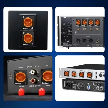 Devinal XLR Pass Through Cable for Seamless Audio Connection