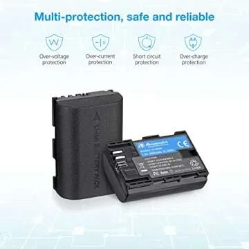 Powerextra LP-E6NH Batteries for Canon Cameras | 2950mAh