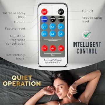 Signature Scents - Waterless Essential Oil Hotel Scent Diffuser - Cold-Air Diffuser Machine - 1000 s...