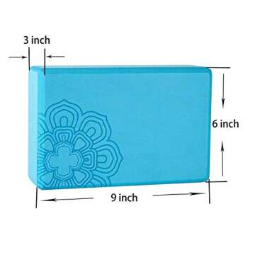 High Density Yoga Blocks for Support and Flexibility