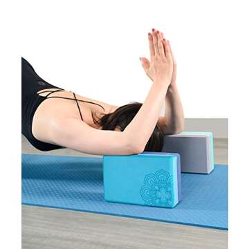 High Density Yoga Blocks for Support and Flexibility