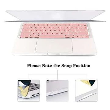 iCasso Compatible with MacBook Pro 13 inch Case 2024 2023 2022-2016, M2 M1 A2338 A2251 A2289 A2159 A1989 A1708 A1706, Protective Hard Shell Case+Keyboard Cover+Screen Protector,Abstract Scenery